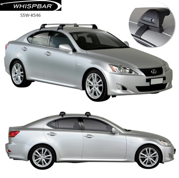 Lexus IS250 roof rack Yakima Whispbar